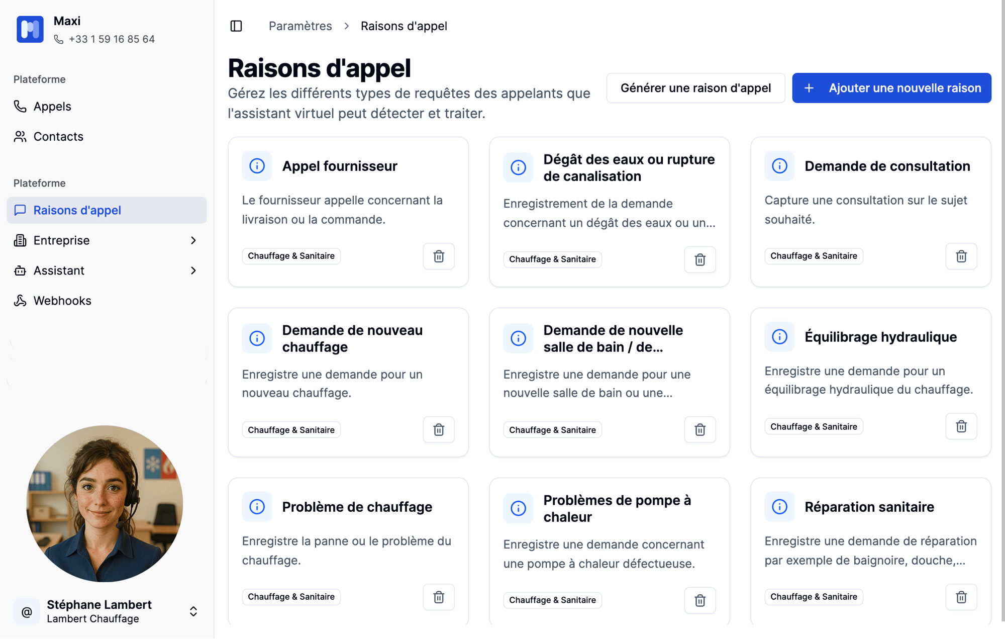 Call Reasons Settings France pic maxi_ohnePrämie